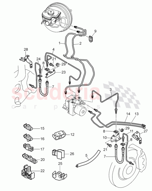 Part Diagram for Bentley 3D0 611 793 F