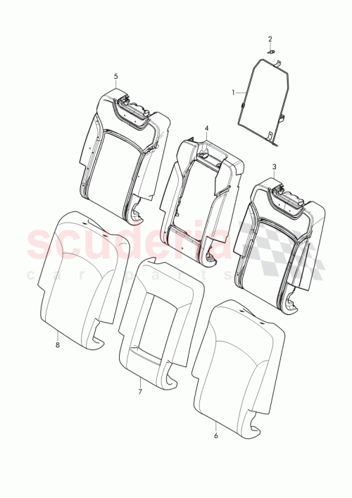Part Diagram for Bentley 36A 883 083 E