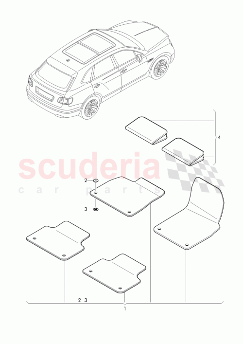 Part Diagram for Bentley 36C 863 011 H