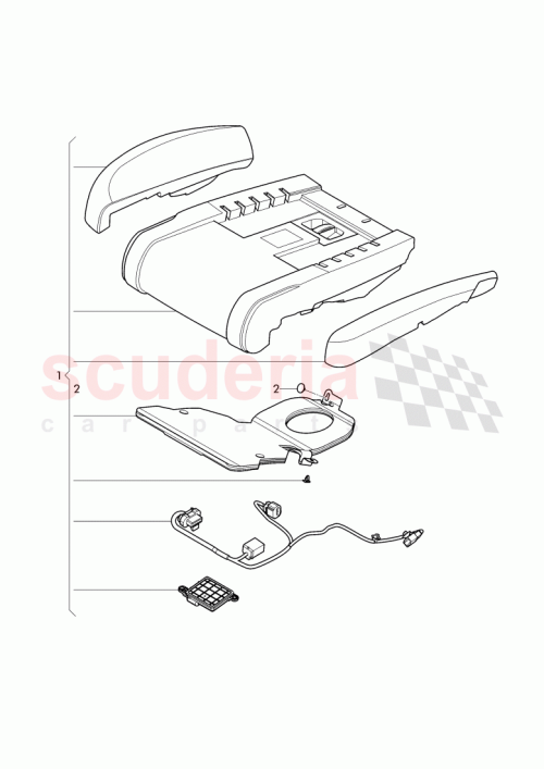 Part Diagram for Bentley 4W0 860 389 A