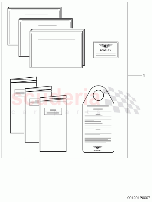 Part Diagram for Bentley 3W7 012 003 AQ