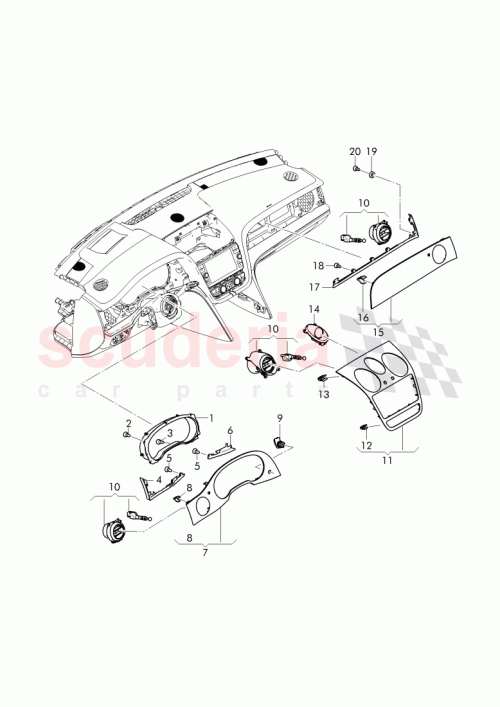 Part Diagram for Bentley 36B 867 323 A