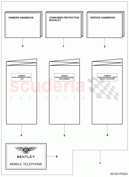 Part Diagram for Bentley 3W5 012 003 CF