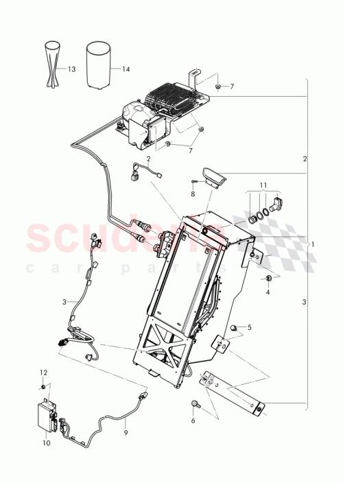 Part Diagram for Bentley 3Y5 971 165 C