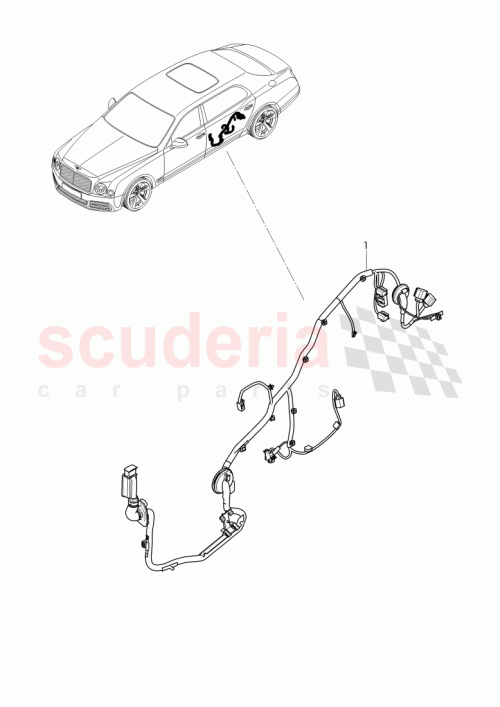 Part Diagram for Bentley 3Y4 971 693 C