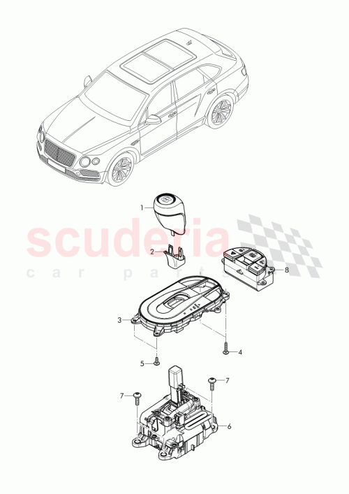 Part Diagram for Bentley 36C 711 118 C