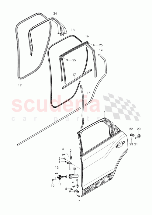 Part Diagram for Bentley 36A 833 051 A