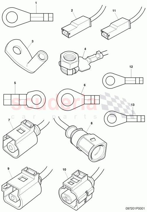 Part Diagram for Bentley 3W0898255A