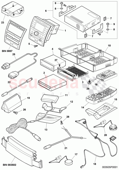 Part Diagram for Bentley 3W0 035 122 A