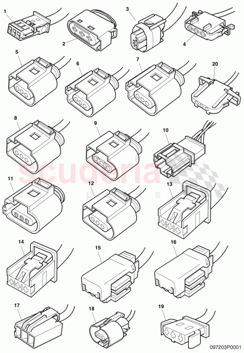 Part Diagram for Bentley 1J0972483A