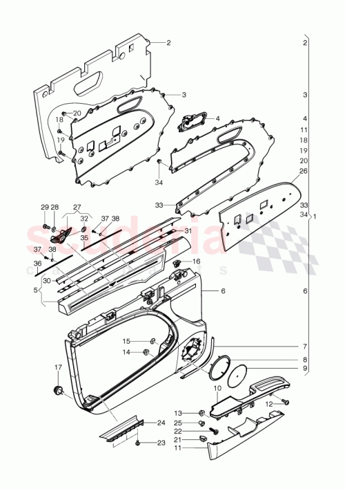 Part Diagram for Bentley 3Y5 868 018 C