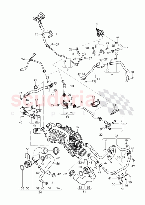 Part Diagram for Bentley 057 121 437