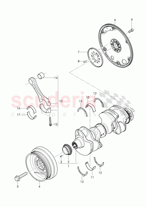 Part Diagram for Bentley WHT 007 570