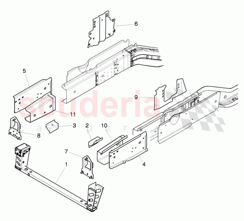 Part Diagram for Bentley 3Y0801128C