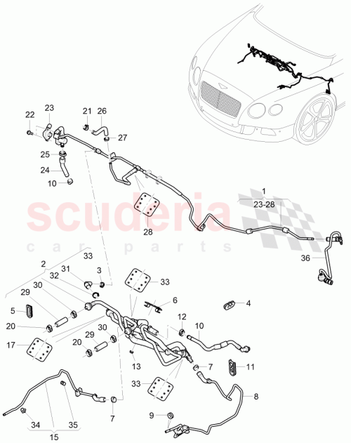 Part Diagram for Bentley 3W1 612 041 AK