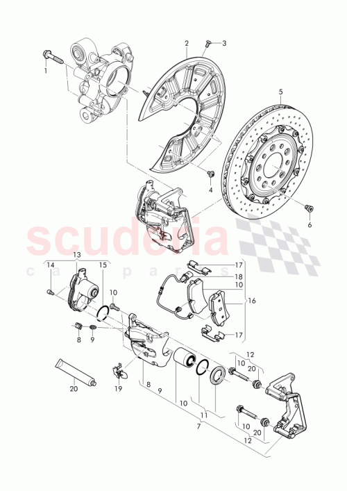 Part Diagram for Bentley 3Y0 698 451 C