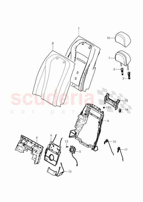 Part Diagram for Bentley 4W0 886 807 AE