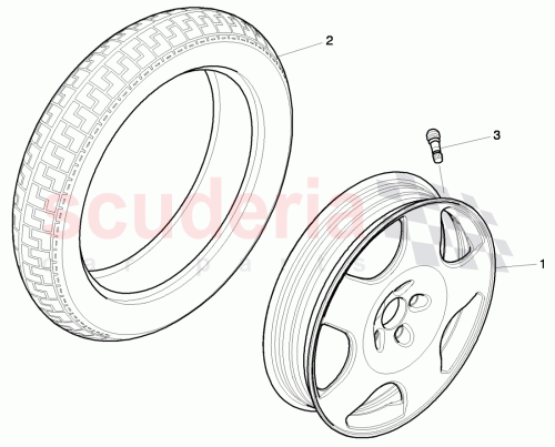 Part Diagram for Bentley 3W0601025DL