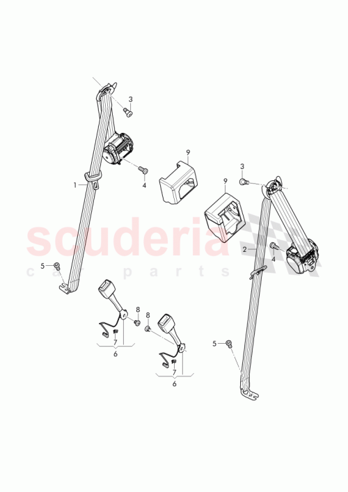 Part Diagram for Bentley 36A 857 739 A
