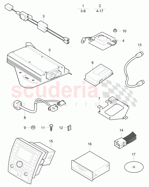Part Diagram for Bentley 3W5 907 541 B