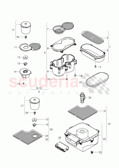 Part Diagram for Bentley 36A 858 165 A