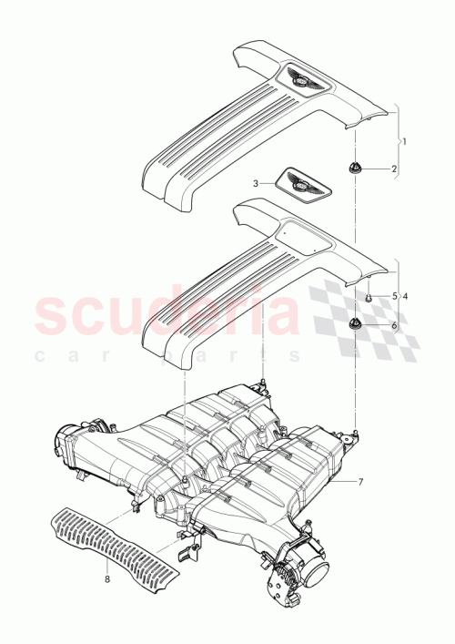 Part Diagram for Bentley 07C 103 486 E
