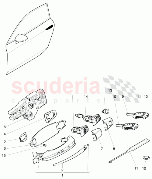 Part Diagram for Bentley 3W2 837 886 C