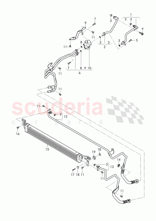 Part Diagram for Bentley 3W0301323