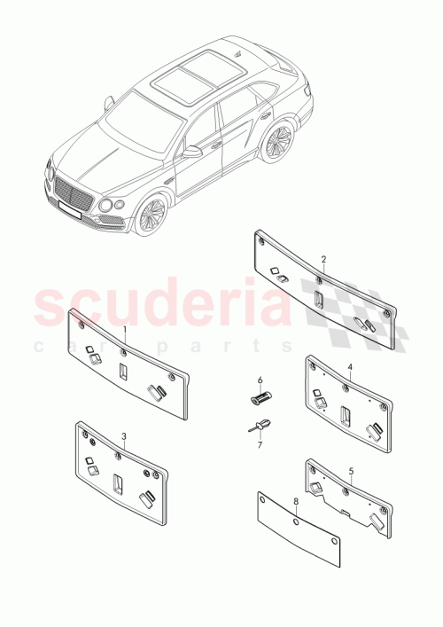 Part Diagram for Bentley N0385491