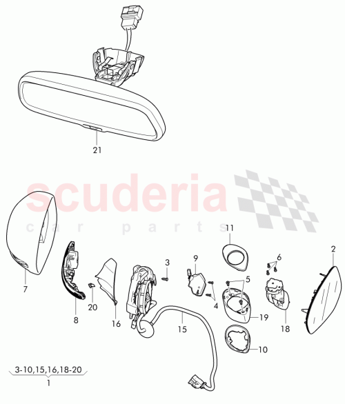 Part Diagram for Bentley 4W2 857 086