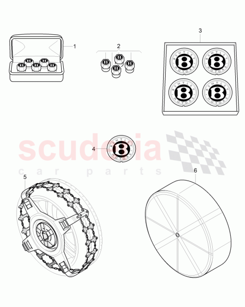 Part Diagram for Bentley 3W0 601 367 B
