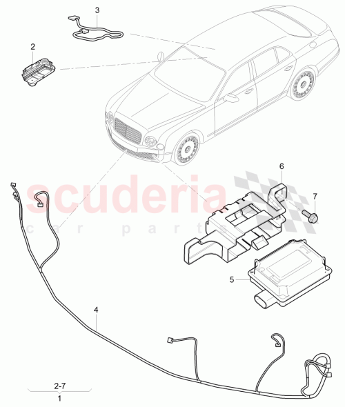 Part Diagram for Bentley JNV 907 410