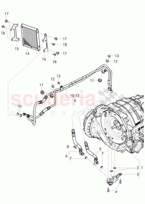 Part Diagram for Bentley 3W0 317 801 AK