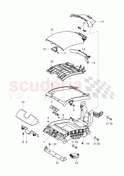 Part Diagram for Bentley 3W8 885 557