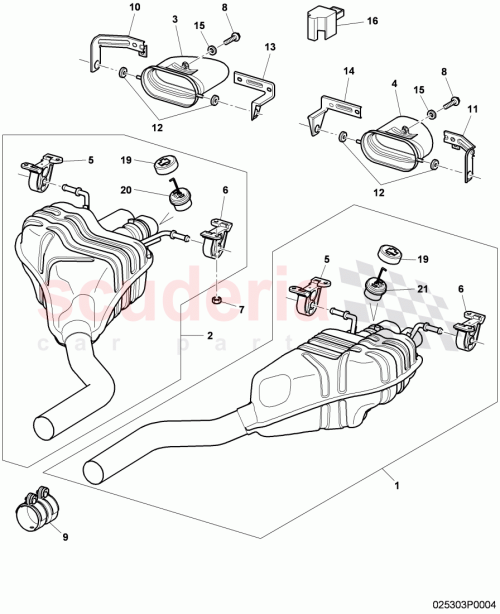Part Diagram for Bentley 3W0253463L