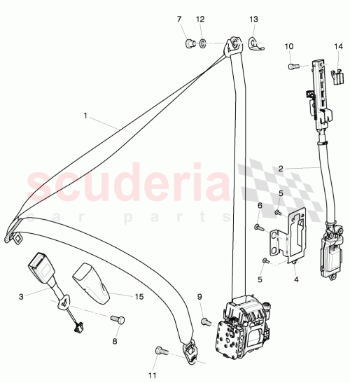 Part Diagram for Bentley 3Y5857755D