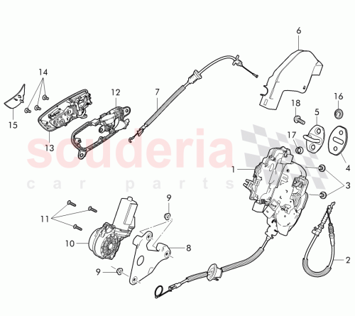 Part Diagram for Bentley 4W0 837 957