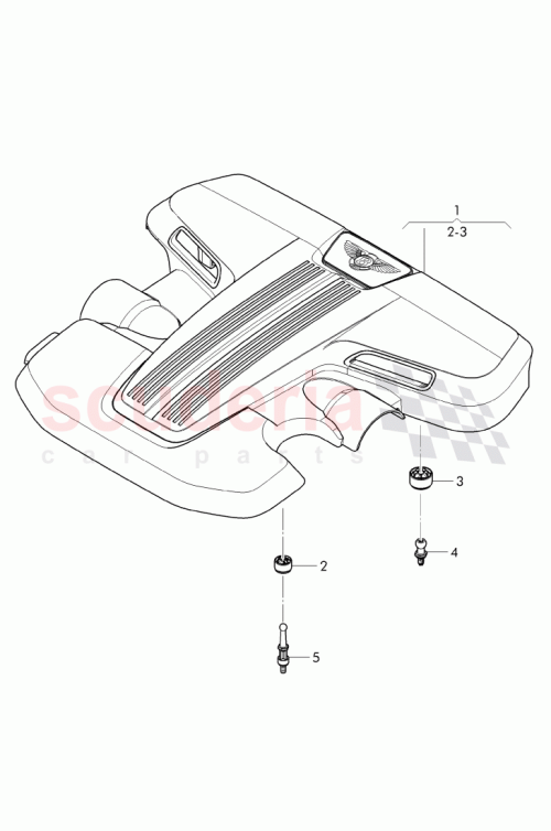 Part Diagram for Bentley 3W0 103 925 C