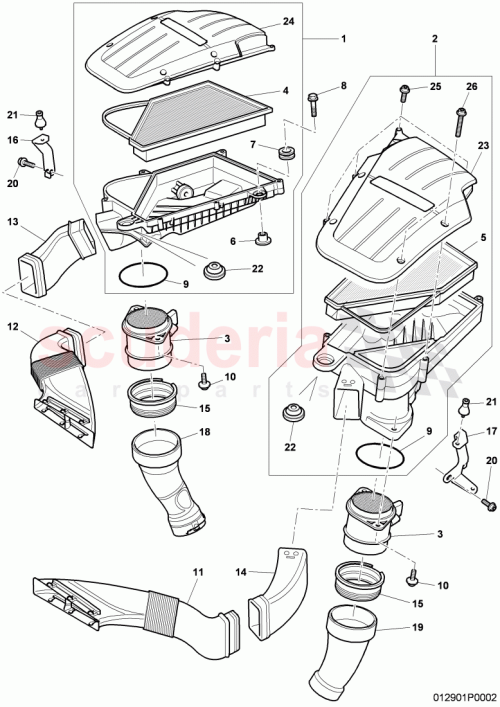 Part Diagram for Bentley 3W0129044C