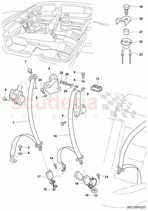 Part Diagram for Bentley 3W5857807E