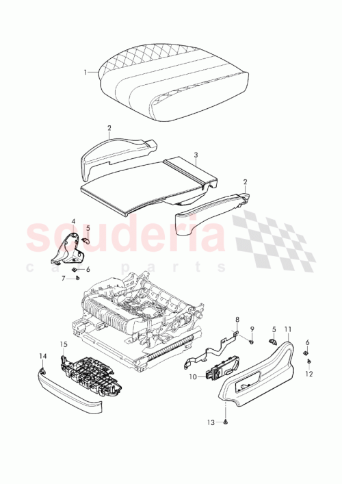 Part Diagram for Bentley 36A881086T