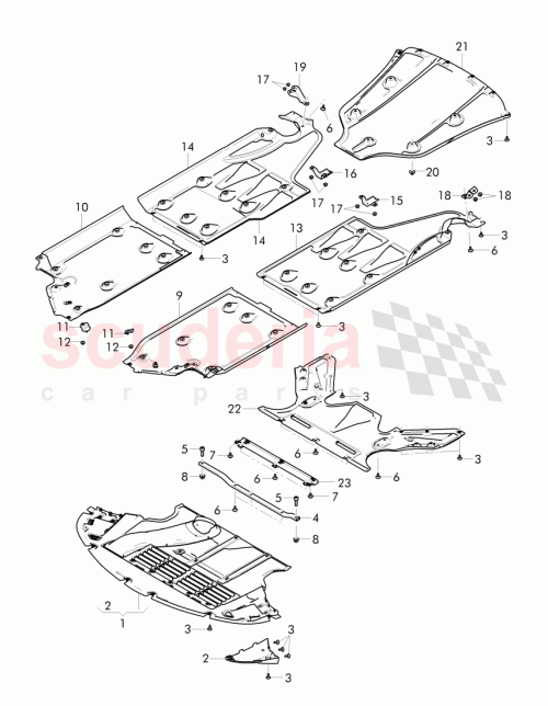 Part Diagram for Bentley 3W3825238