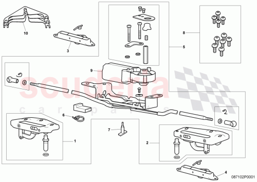 Part Diagram for Bentley 8H0871397