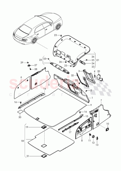 Part Diagram for Bentley 8E5 863 627