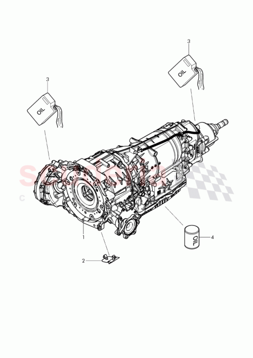 Part Diagram for Bentley 0D6 300 037 X
