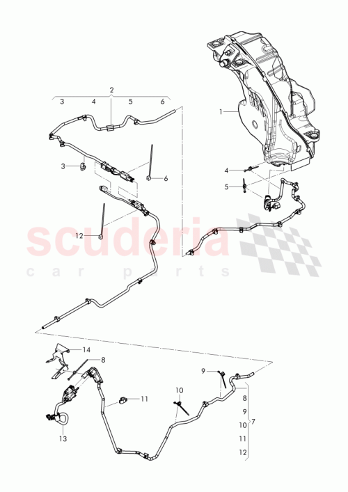 Part Diagram for Bentley 5M0 971 838 A