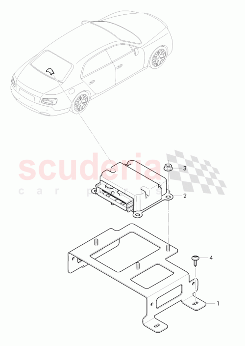 Part Diagram for Bentley 4W0 907 114