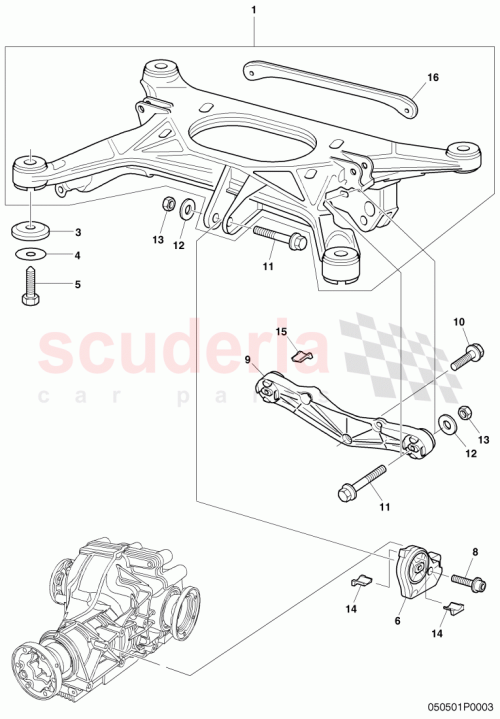 Part Diagram for Bentley 3D0599125E