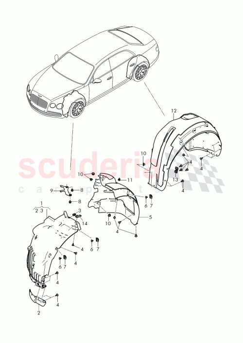 Part Diagram for Bentley N90931401