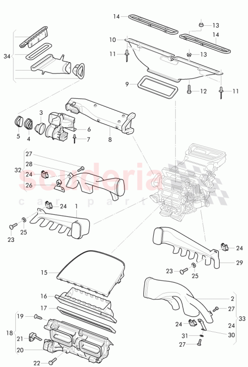 Part Diagram for Bentley 3W1819509